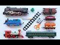 Unboxing Dan Merakit 3 Mainan Kereta Api Uap Asap, Kereta Api Railroad, Kereta Api Model Train - Toy