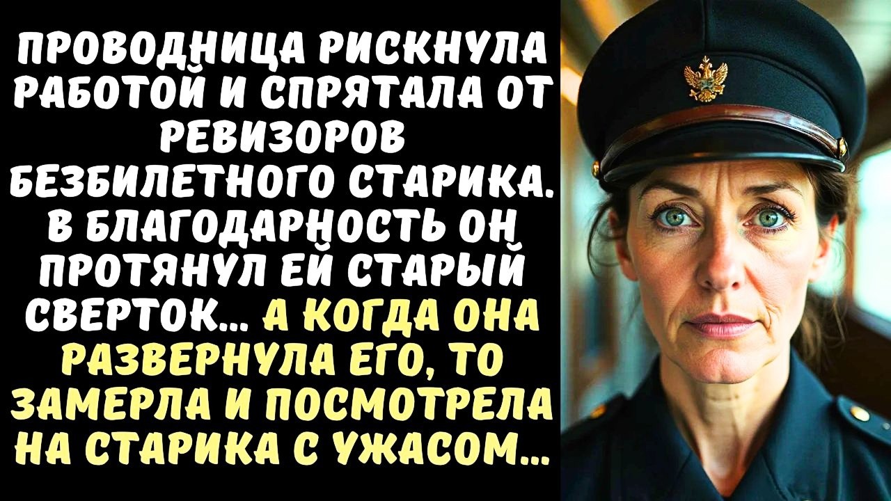 Проводница пожалела безбилетного старика и спрятала его в купе, а когда он достал сверток…