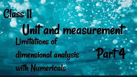 Class 11 Physics chapter 2 Units and Measurement (Part 4)