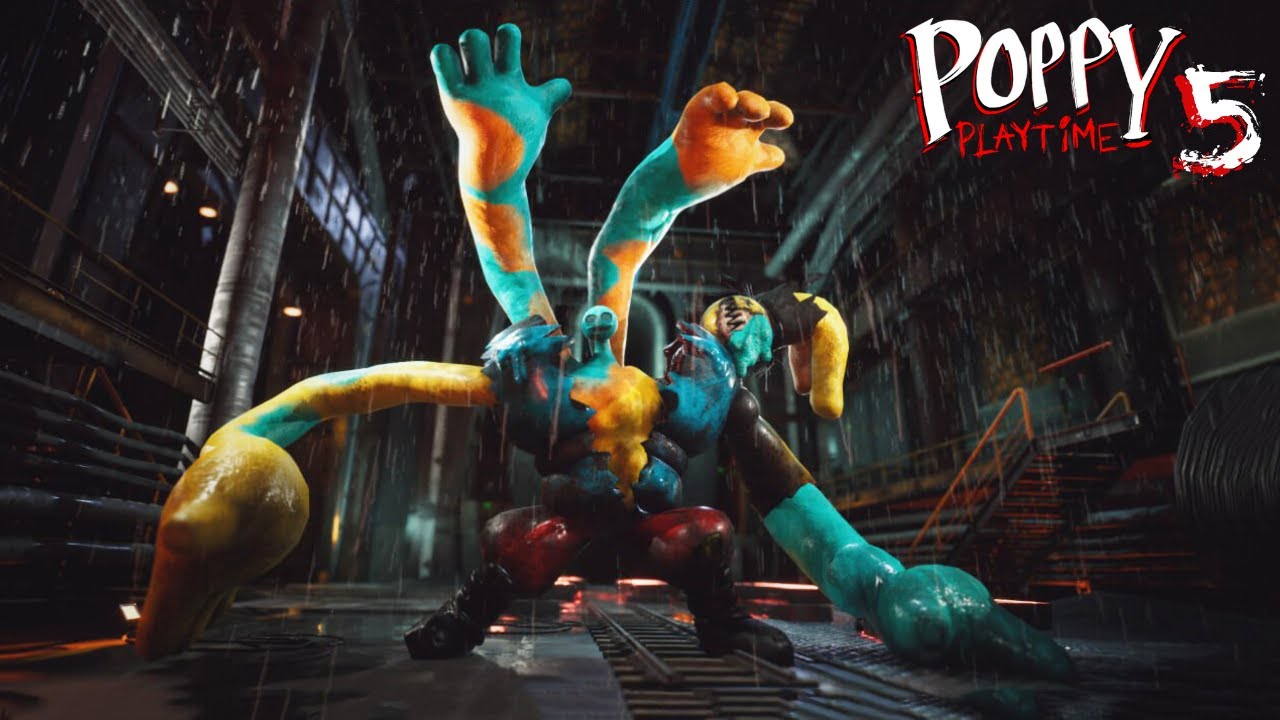 Poppy Playtime: Глава 5 — МАЛЫШ ДОУИ убивает СМЭКШАФТА (Игровой процесс Lemon Squad, 38)