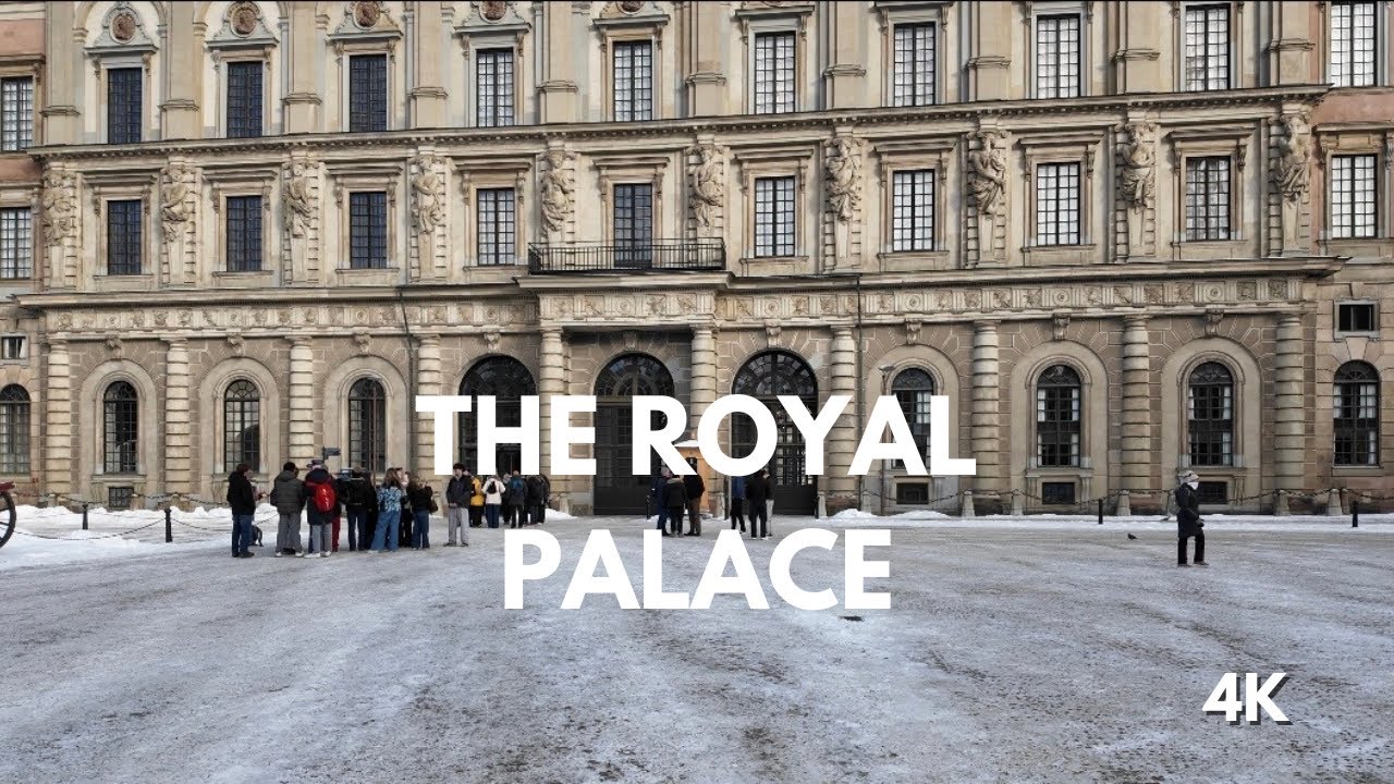 Stockholm Royal Palace Walk | Kungliga Slottet in 4K