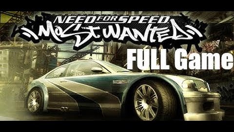 Need For Speed Most Wanted - FULL GAME Walkthrough Part 1 [4K 60Fps] (No Commentary | Longplay)