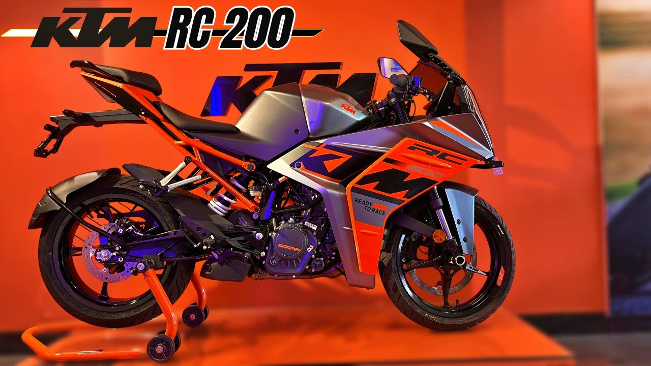 KTM RC 200: New TFT Cluster, Colors, Price & Features Breakdown!