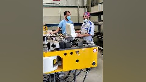 NC Pipe Bending Machine Successfully installed at Dubai