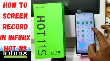 How to Screen Record in INFINIX HOT 11S| Screen Recording in Infinix Hot 11s