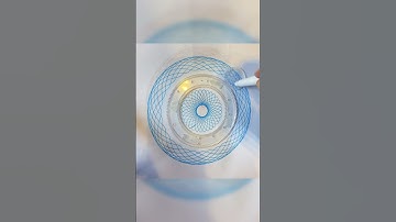 Spirograph Art draw ASMR Satisfying shorts #shorts #spirograph #youtubeshorts