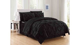 Best Comforter Set | Elegant Comfort Luxury Best | Softest, Coziest 6-Piece Bed-in-a-Bag Comforter