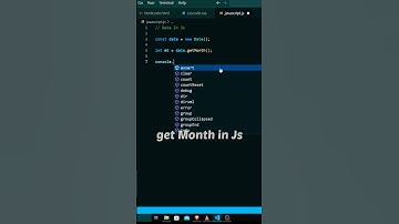 Get Month In Javascript || How To Get Month In Javascript #shorts #alanwalker #javascript #coding