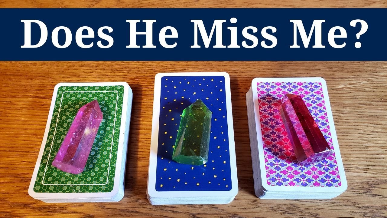 Does He MISS Me? 💔😥 (INCREDIBLY ACCURATE) *Pick A Card* Love Relationship Soulmate Tarot Reading
