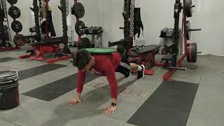 Weighted Push Ups