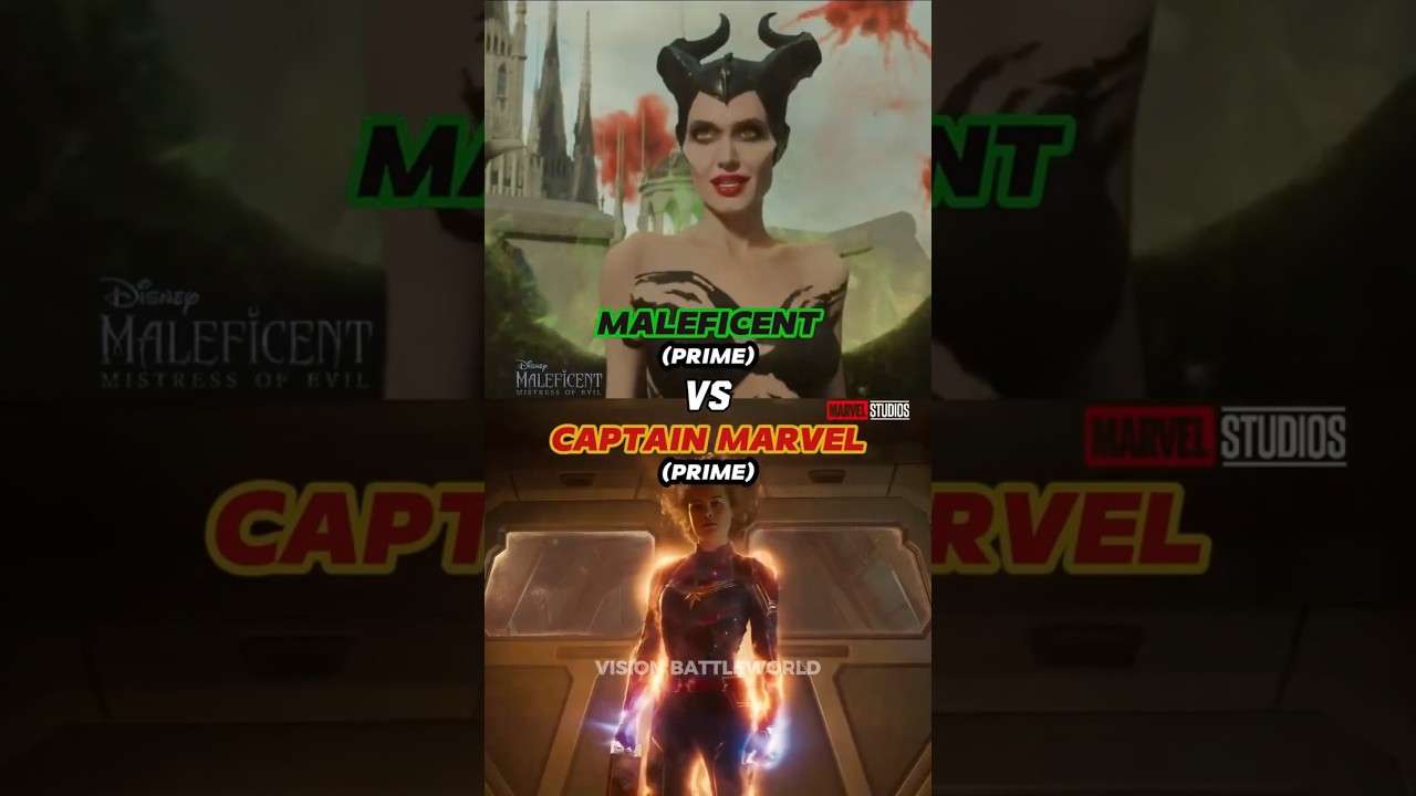 Maleficent vs Captain Marvel