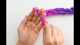 How to Finger Knit | Easy Finger Knitting Instructions