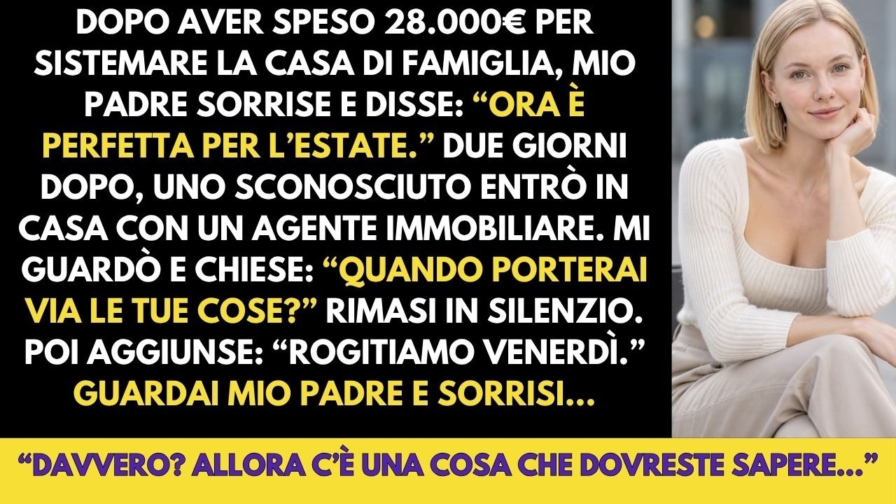 Ho speso ventottomila euro per rimettere a nuovo la baita che la mia famiglia amava da quasi trent’anni, e mio padre, guardando le foto, mi ha detto solo: “Ora è pronta per l’estate”. Due giorni...