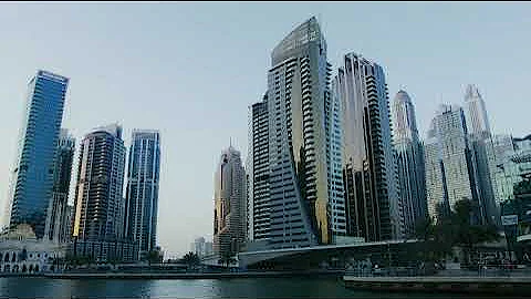 Beauty of Dubai with Peaceful Relaxing Instrumental Music, Meditation  Music, calm music, yoga music