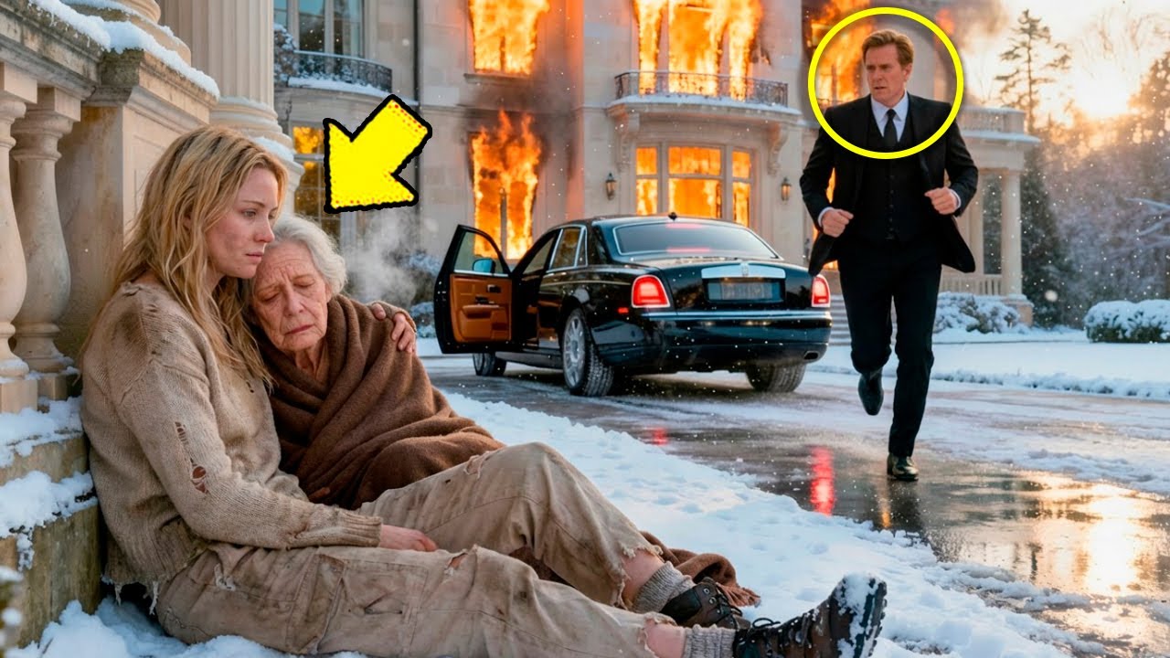 Milioner zobaczył matkę wspartą o bezdomną nastolatkę… Podbiegł do nich, kompletnie wstrząśnięty