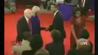 The Obama - Mccain Handshake Controversy