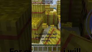 minecraft challenge in hardcore #minecraft #challenge