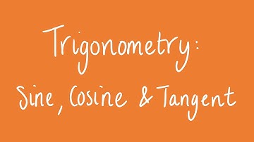 Trigonometry: sine, cosine and tangent | Unit 3 and 4 VCE Further Maths
