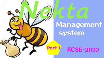 Nekta-KCSE 2022 COMPUTER PROJECT PAPER 3 OVERVIEW(Part 0ne)