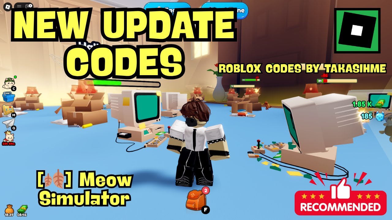 NEW UPDATE CODES Meow Simulator ROBLOX #roblox #robloxcodes - YouTube