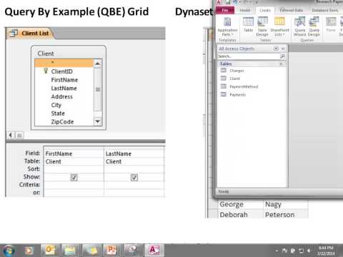 CSE 2111 Lecture-Querying a Database