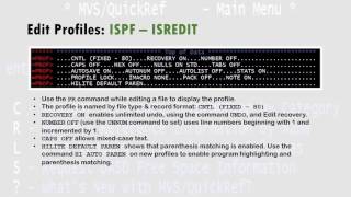 ISPF Edit and UNIX vi