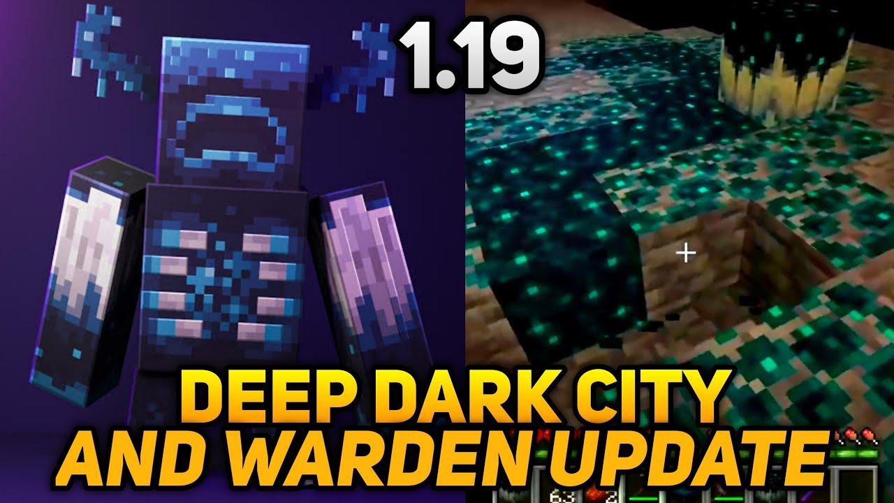 MINECRAFT 1.19 Deep Dark Cities And WARDEN Update ( Secret ) 🔥 ...