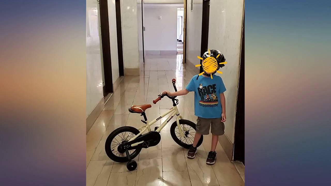 JOYSTAR Totem Kids Bike with Training Wheels for 12 14 16 18 inch Bike, Kickstand review