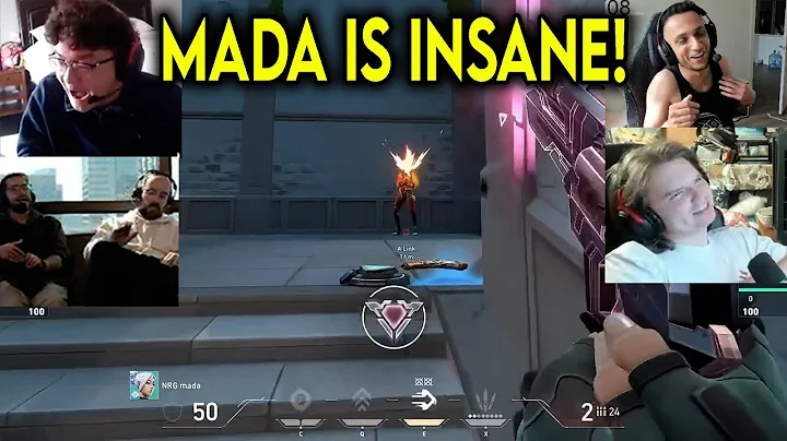 Valorant Streamers Reacts To NRG Mada Insane SHERIFF 4K Against RRQ In EWC 2025