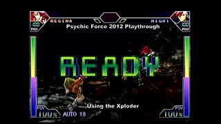 Psychic Force 2012 Playthrough using the Dreamcast Xploder :D #Dreamcast #Sega #DC #CheatCodes #Sub