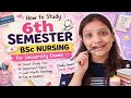 How to Study 6th Semester BSc Nursing for University Exams 📚 | Smart Strategy + Important Tips