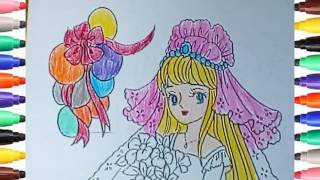 free cinderella coloring pages | Drawing and Coloring Disney Princess Coloring Page for Kids screenshot 4