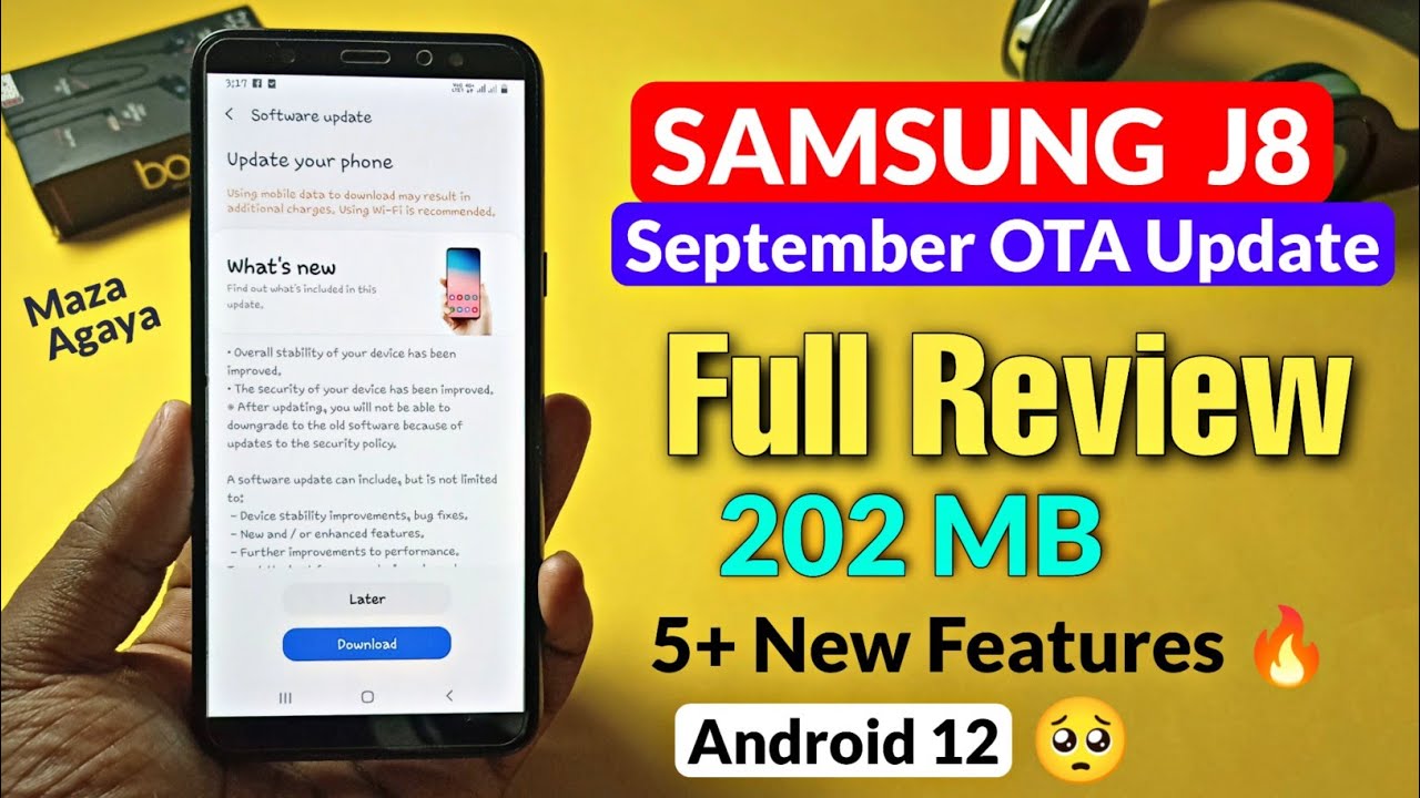 Samsung Galaxy J8 New September Update Full Review  5 New Features  Samsung J8 Android 11