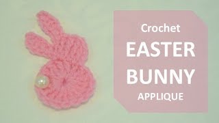 Details CROCHET: How to crochet Easter Bunny Applique | Crochet Talent Guide