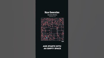 Recursive Division used for maze generation. #coding #programming #algorithm #algorithmcoding #maze