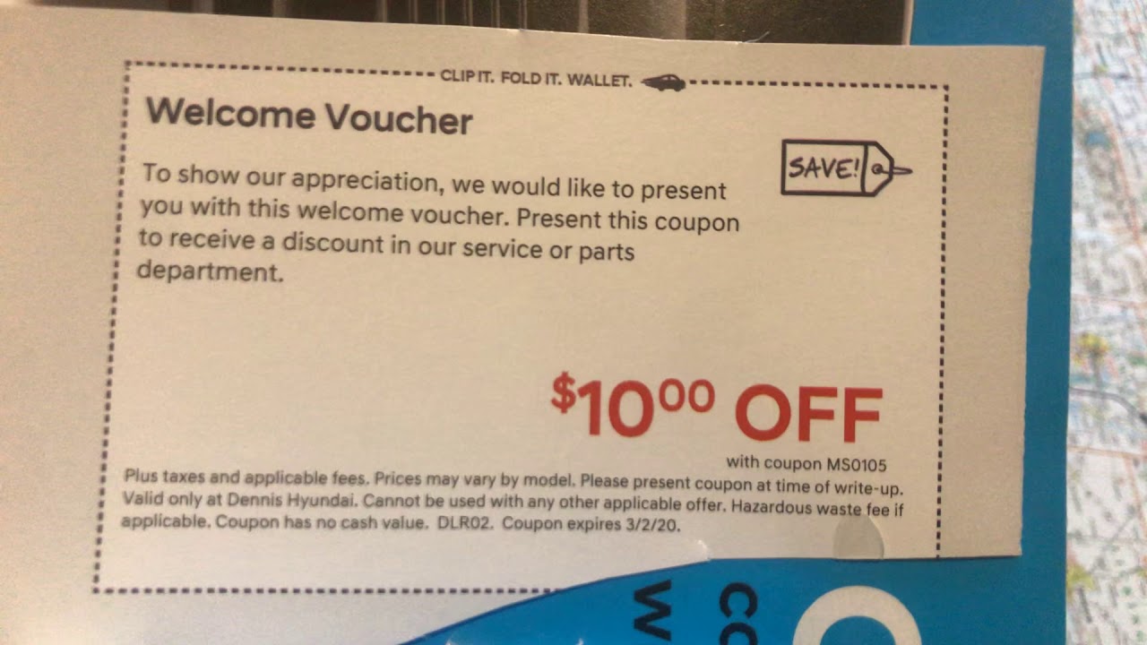Hyundai Coupon Voucher 10 OFF No Min Purchase Exp 3/2