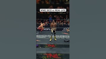 WWE 2K22 vs REAL LIFE