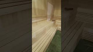 Luxury Custom Solid Wood Sauna Room | Premium Wellness Joinery Project by SJUMBO