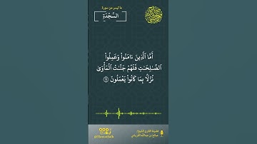 ماتيسر من سورة السجدة | فضيلة القارئ الشيخ / صالح بن عبدالله القريشي
