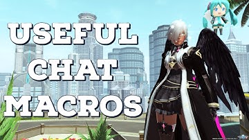 Weapon Swapping with Chat Macros | PSO2 Guide