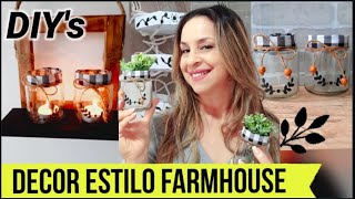 FAÇA VOCÊ MESMO- LINDA DECORAÇÃO PARA SUA CASA, RECICLANDO E CRIANDO NO ESTILO FARMHOUSE