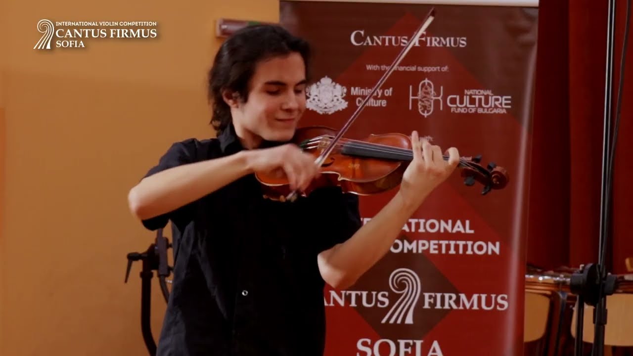 Vladimir Meranliev (Bulgaria) Cantus Firmus International Violin Competition, Sofia 2025/Youth Group