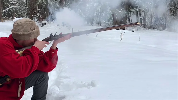 Jacob Dickert Rifle, Winter Woods.