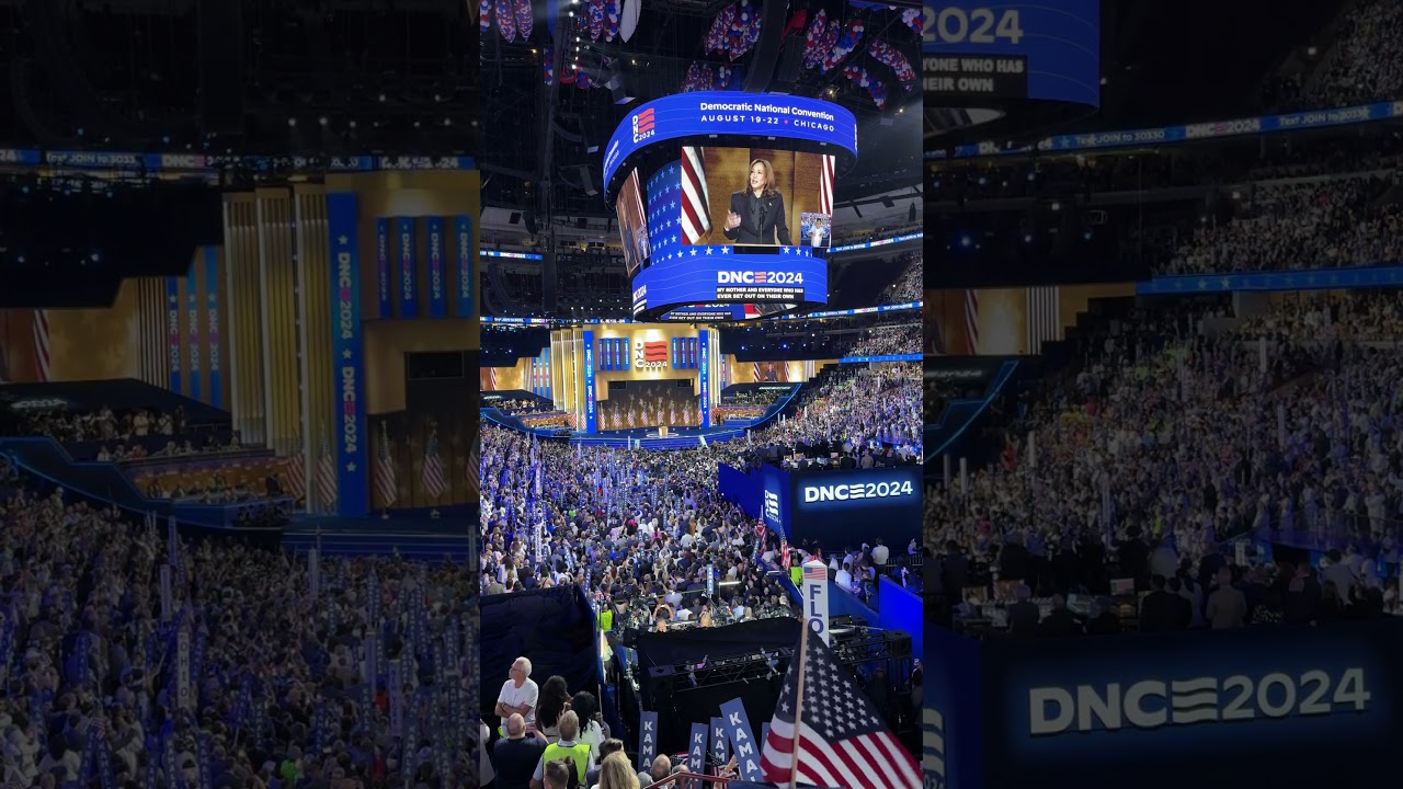 The MOMENT Kamala accepted the Democratic nomination