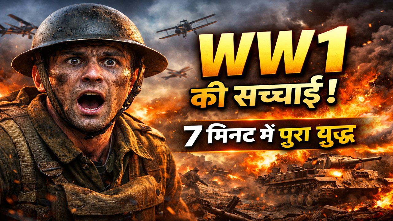 7 मिनट में जानिए World War I की पूरी कहानी | WW1 Documentary Hindi