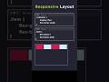 CSS | Responsive layout | HTML ✨️ #viralshort #webdevelopment #trendingshorts #explore #explorepage