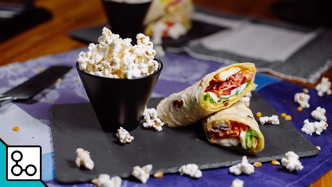 Wrap au poulet & pop corn - Youcook