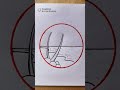 Drawing a Beautiful Scene Inside a Circle with Simple Techniques #rongdhonuartanddrawing #shorts