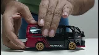 Unboxing of Toyota Hiace Modified 1:32 Miniature Diecast Model - Adult Hobbies