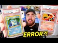 INSANE Charizard & Blastoise ERROR PSA Pokemon Returns!